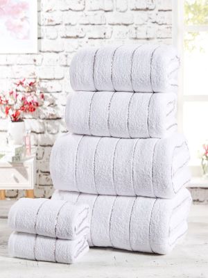 Sandringham 6 Piece Towel Bale White