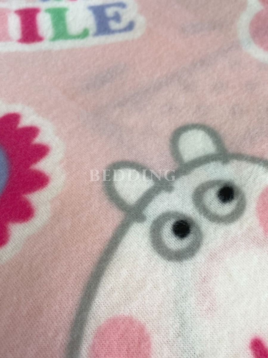 Peppa Pig Coperta in pile 100 x 140 cm con George Pig e trattore Peppa Pig Coperta in pile 100 x 140 cm con George Pig e trattore