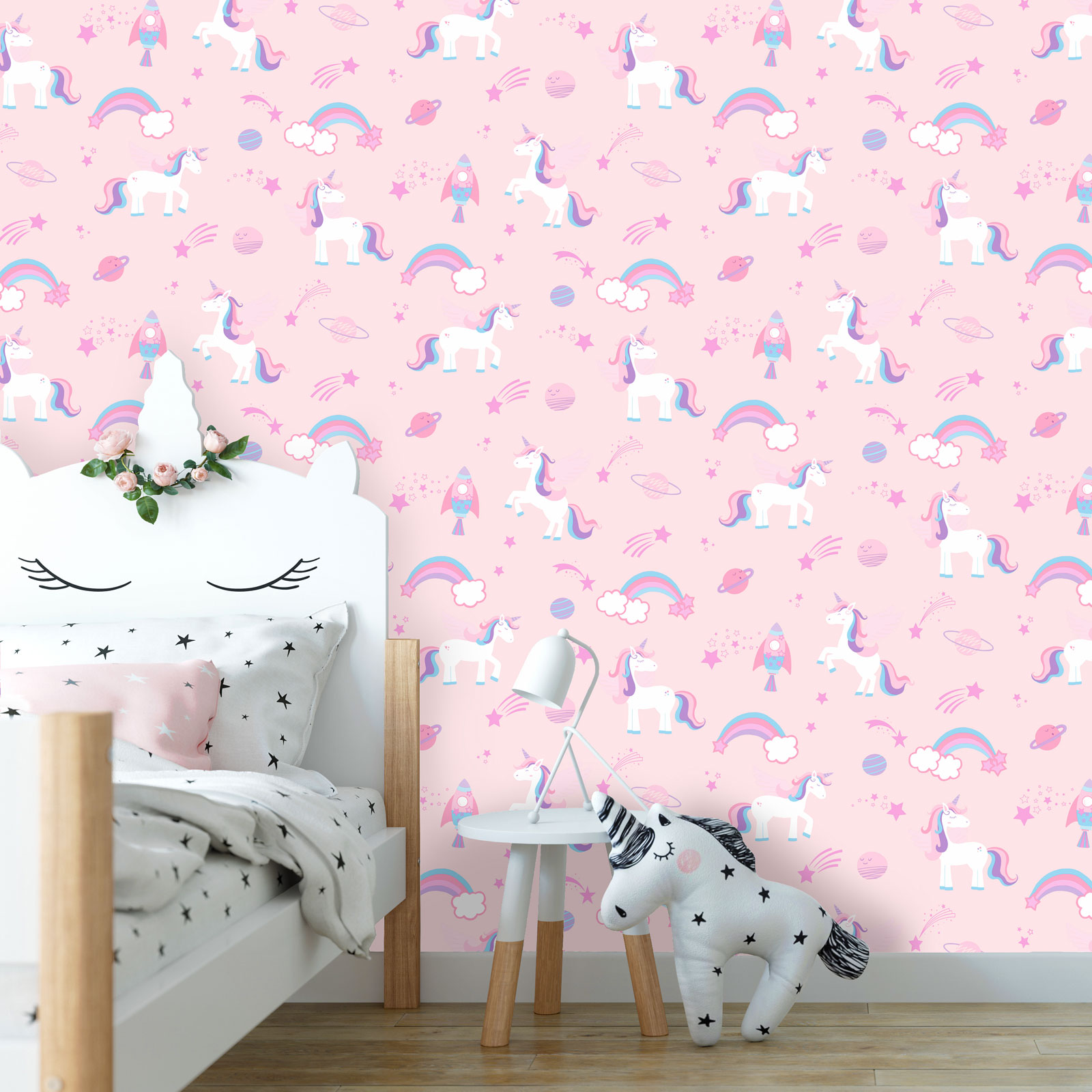 Unicorn Theme Fabric, Wallpaper and Home Decor | Spoonflower