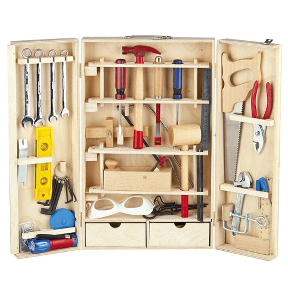 Leomark Wooden Tool Set - 50 pieces