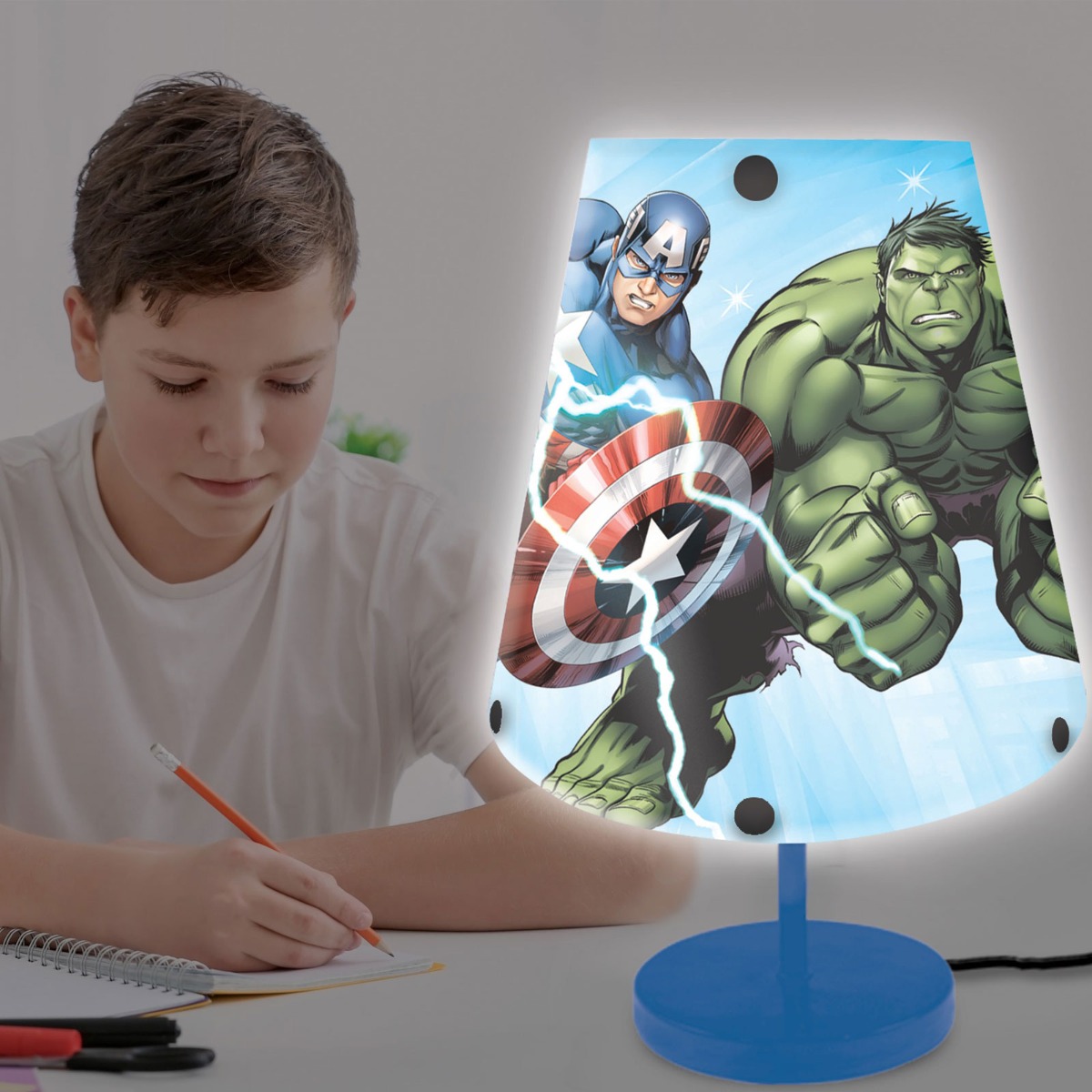 Marvel Avengers Bedside Table Lamp