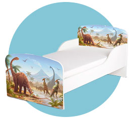 Jurassic toddler bed