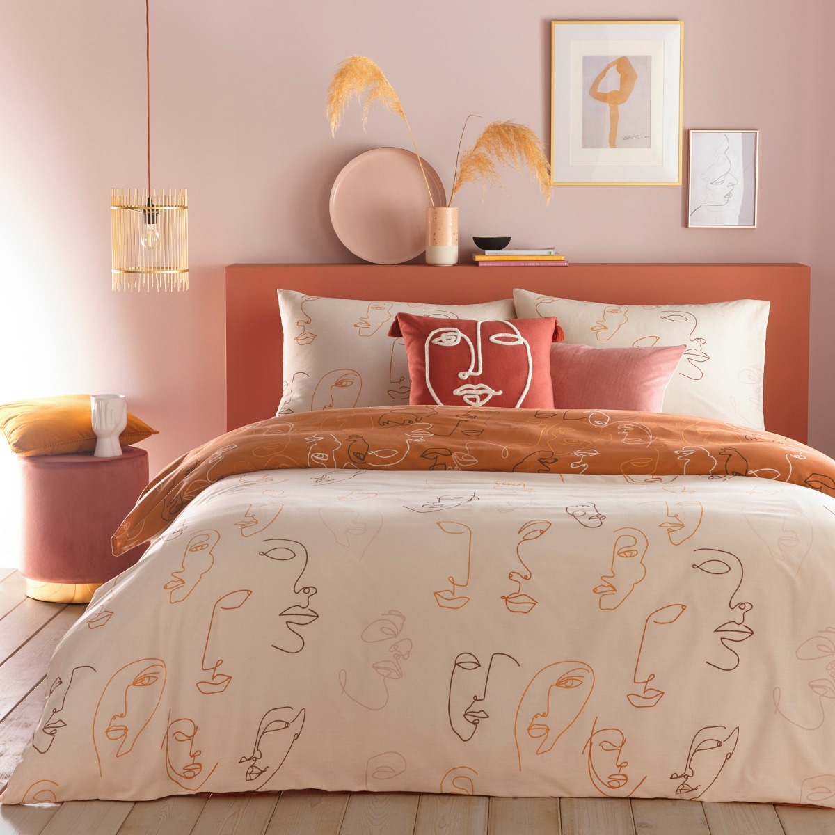 Furn Kindred Duvet Cover Set Apricot