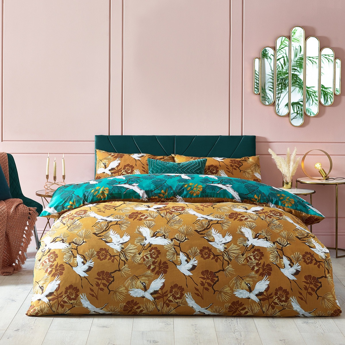 Furn Demoiselle Duvet Cover Set Mustard