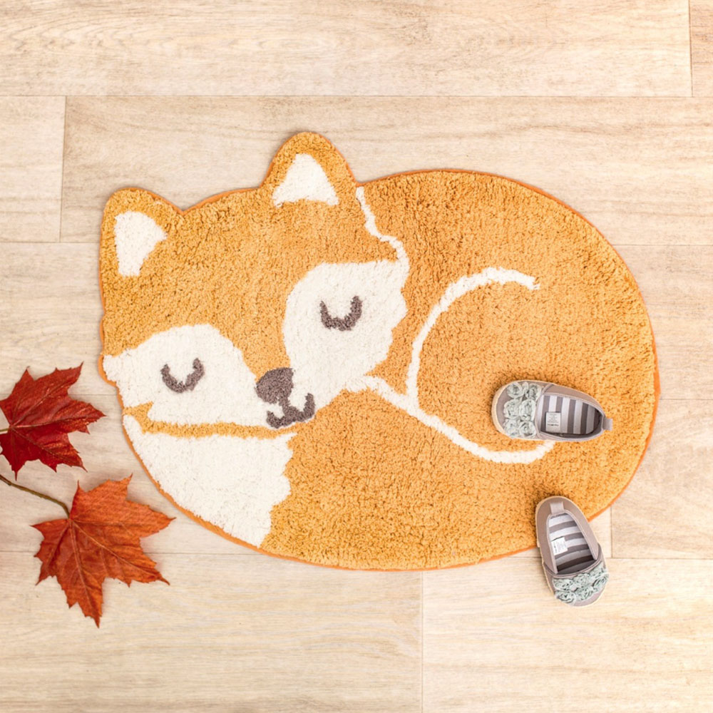 Woodland Fox Floor Rug