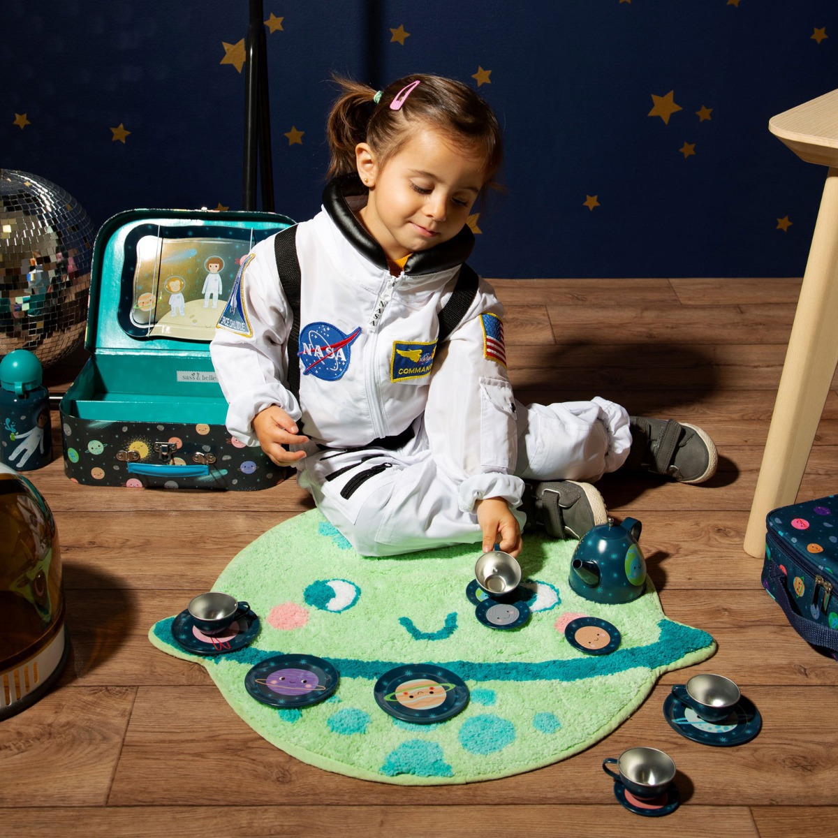 Planet Shaped Floor Rug